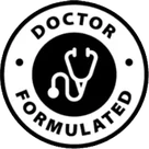 The Doctor Formulated seal printed on the AlkaTide label