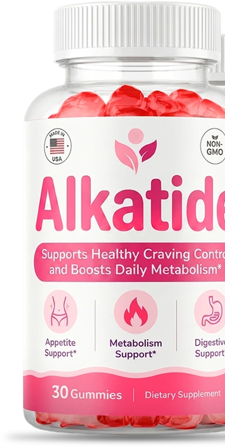 AlkaTide bottle, 30 chewable gummies